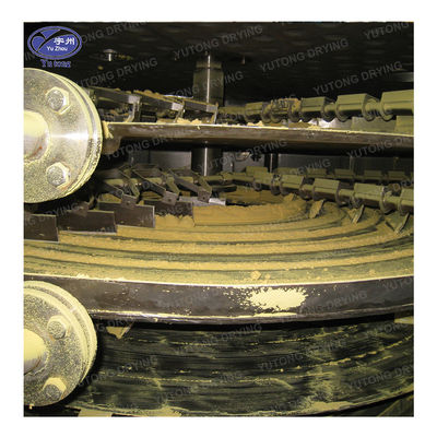 Серии PLG покрывают шугу суша непрерывного сушильщика диска для сушильщика подноса порошка промышленного